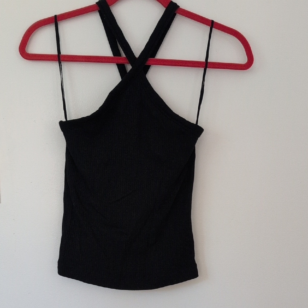 Old Navy Black Cross-Back Camisole